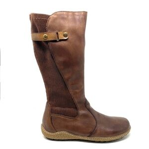 Remonte R4778-25 Brown tall zip up boots Size 9.5/EU 41